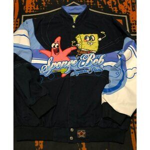 VINTAGE SpongeBob Squarepants JH Design JEF HAMILTON Jacket Size XL